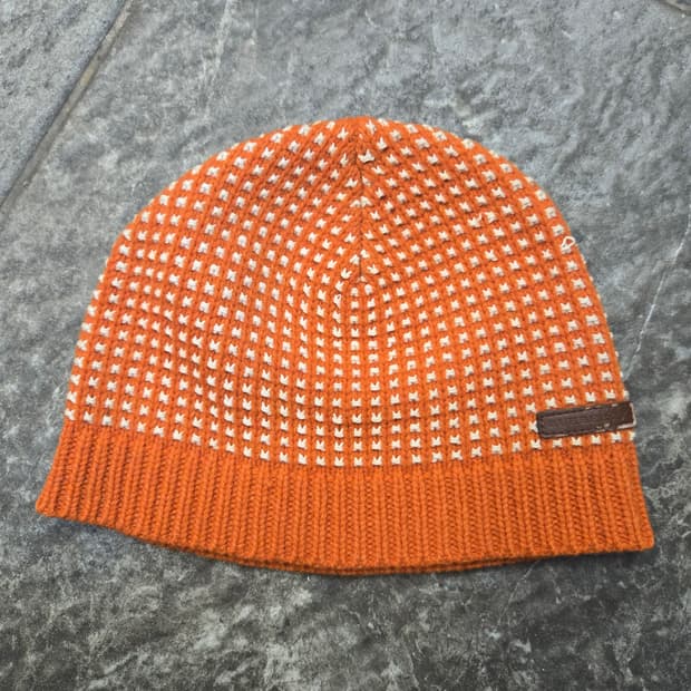 버버리 정품 오렌지 비니 정품 