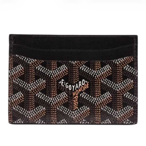 고야드(goyard) 생쉴피스 카드 홀더 지갑 블랙