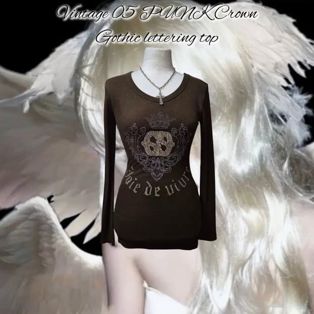 Gothic lettering top