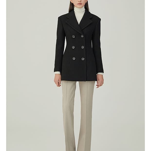 여) 하나보 신형 캐시미어 피코트 