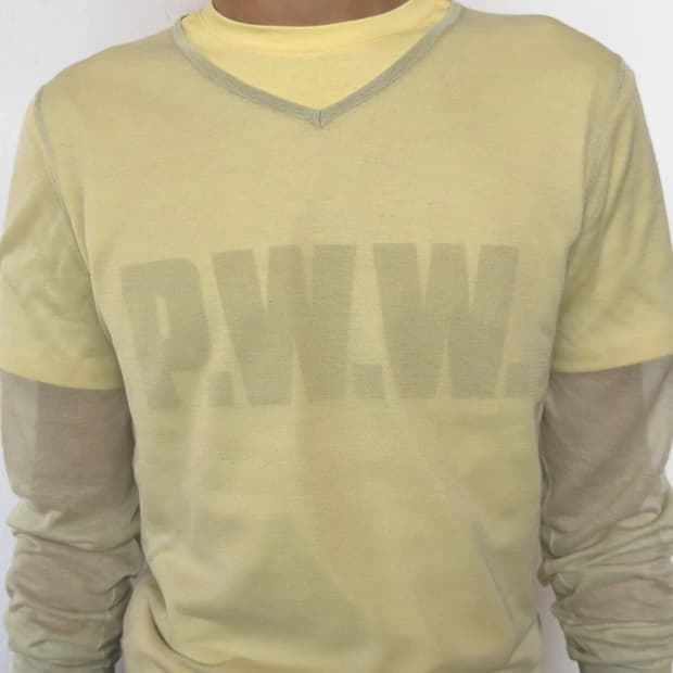 [L,XL]팔로마울 Donde 티셔츠/옐로우