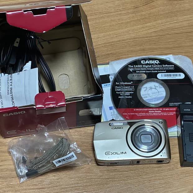 [박스품] Casio 카시오 엑슬림 z2300 골드