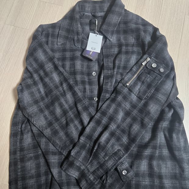 포그서비스 ma-1 체크셔츠