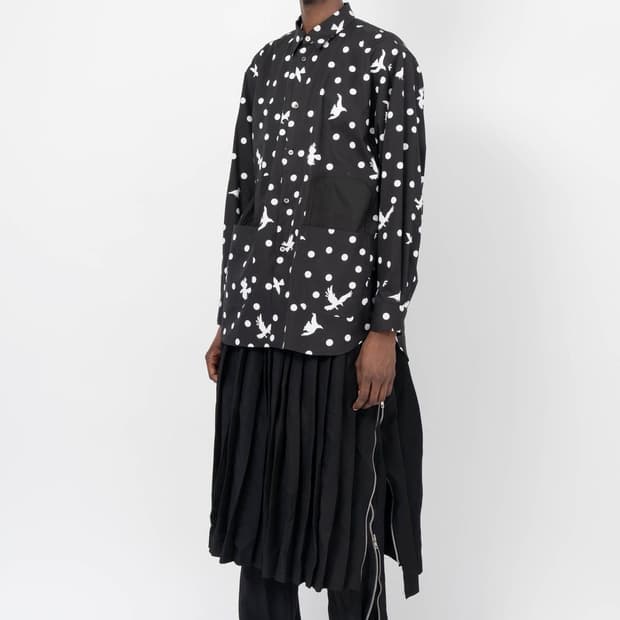 commedes garcons 꼼데가르송 블랙 셔츠