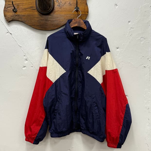 L) Russell Athletic Vintage Nylon Jacket