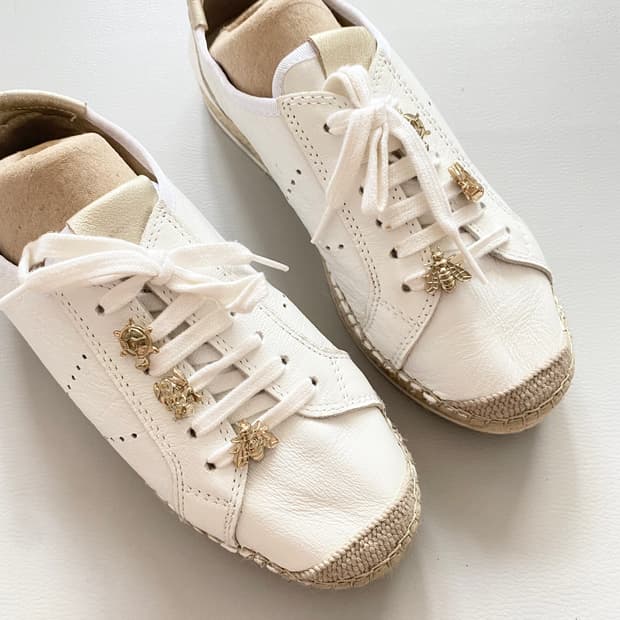 [비도레타] 가죽 에스파듀 스니커즈 (39사이즈