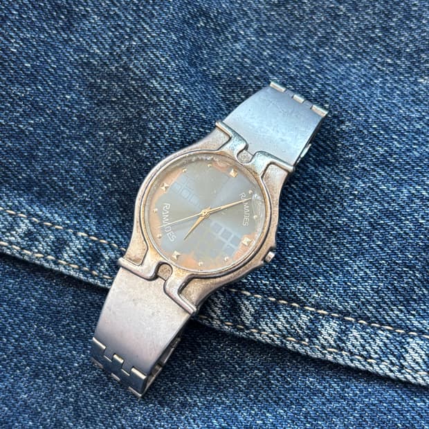 vintage ramades metal watch 