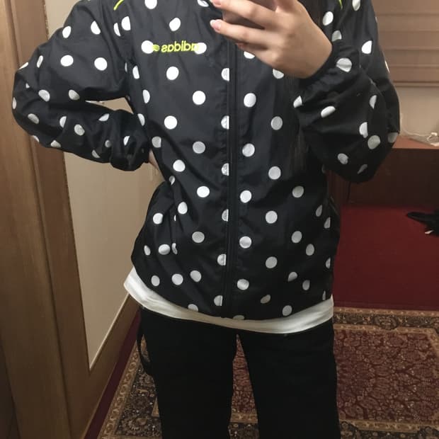 아디다스 도트 바람막이