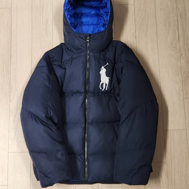 폴로랄프로렌 빅로고 덕다운패딩 S
