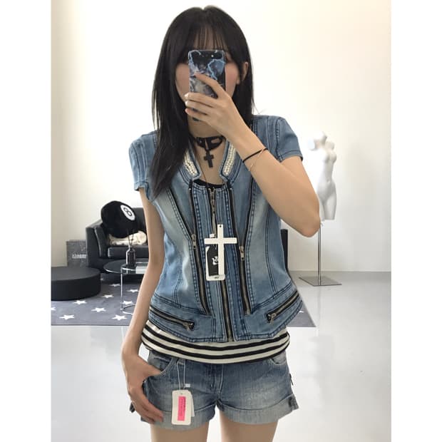 Jpn denim detail jacket