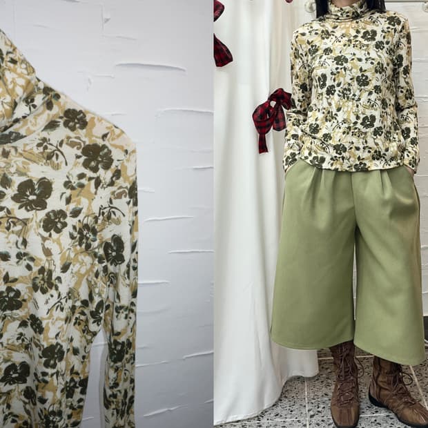 Floral polar long sleeve