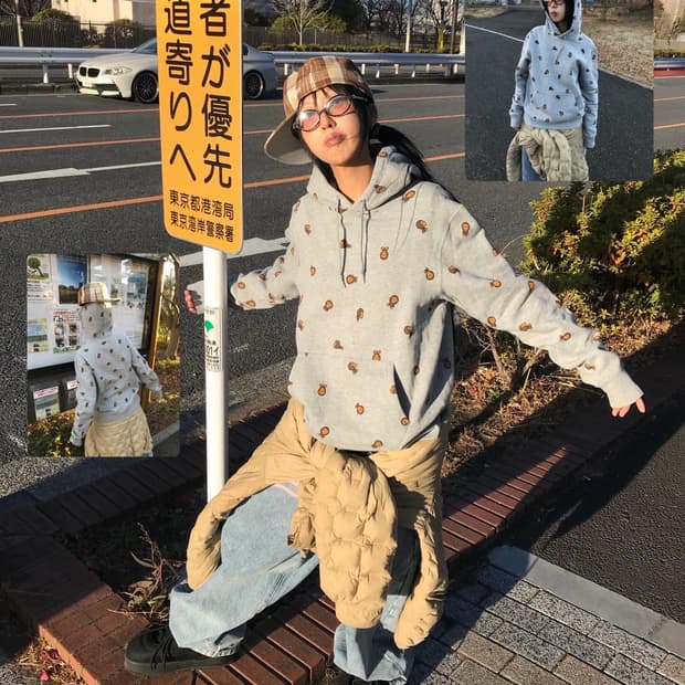 Bape Baby Milo Full Pattern Hoodie