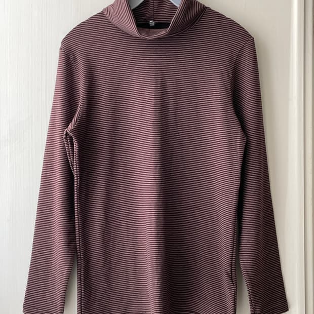 빈티지 터틀넥 티셔츠 이너 / 모리걸 하구미