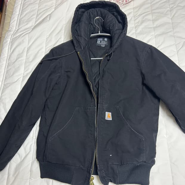 칼하트 덕 액티브 자켓 블랙s j140