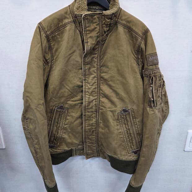 아베크롬비 빈티지 아담스 마운틴 셰르파 누빔 자켓 L