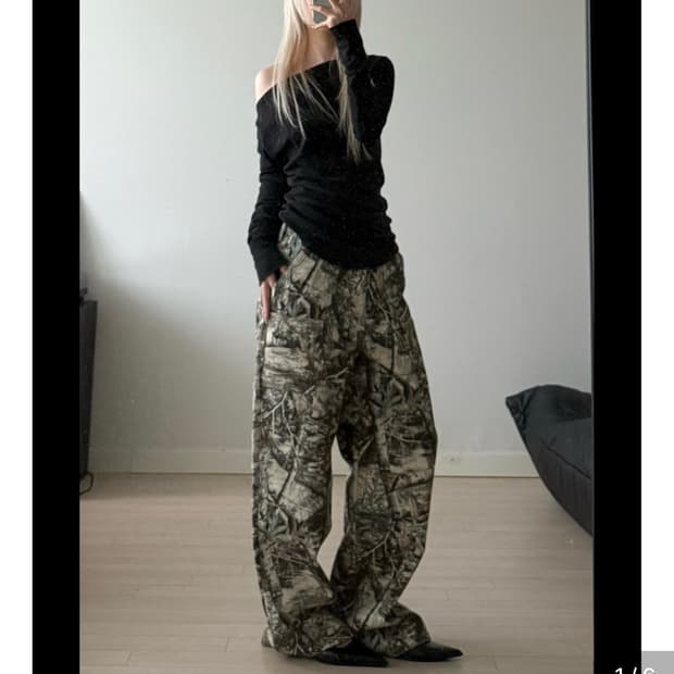 Ertr x 니들 real tree denim pants 리얼트리