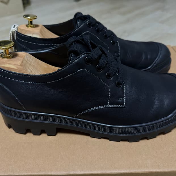 로에베 레더 스티칭 더비슈즈 43사이즈