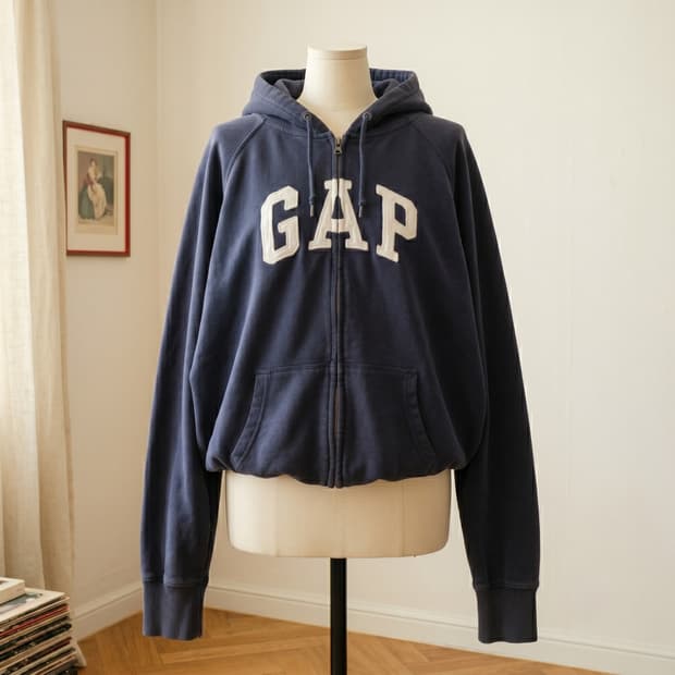GAP NAVY ZIPUP