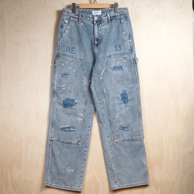 레저렉션13 핸드메이드 디테일 데님팬츠