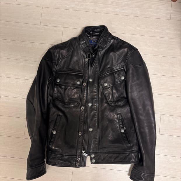 (Ssize) 폴로 모터사이클 가죽자켓