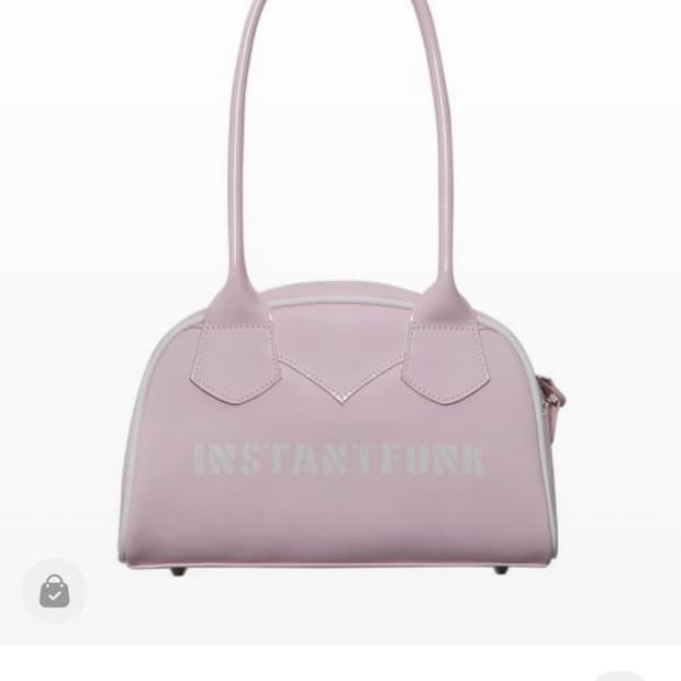 인스턴트펑크 에나멜 숄더백 핑크