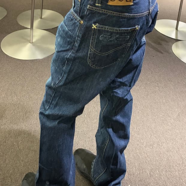 32)Lee 빈티지 중청 워싱 데님팬츠
