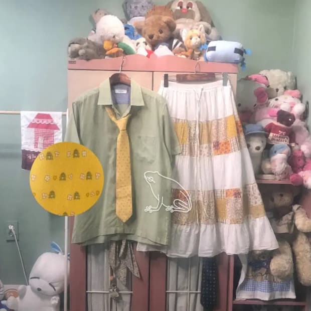 카모메산장 교복 코디