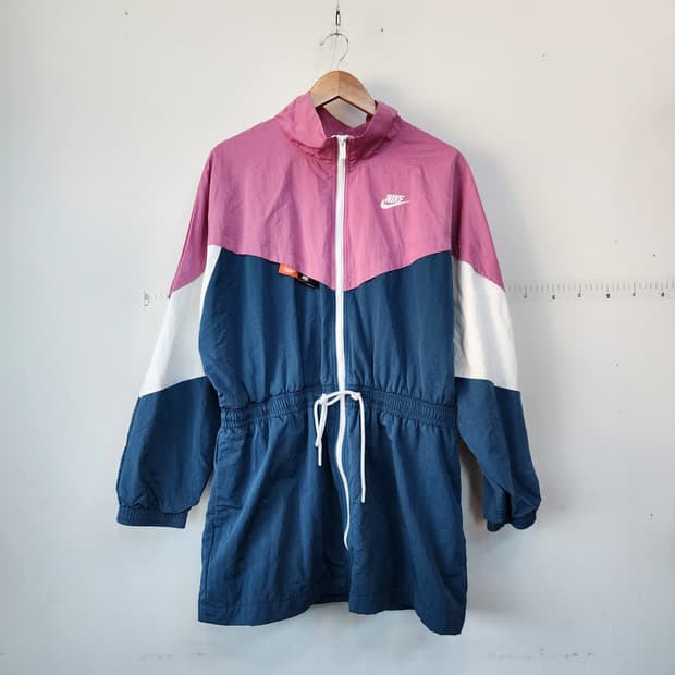 나이키 바람막이 핑크/네이비