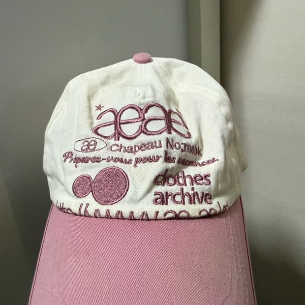 aeae  핑크 볼캡
