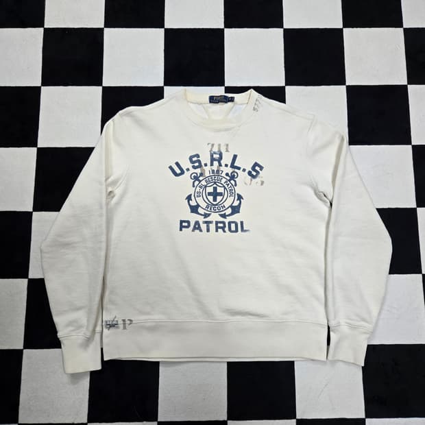 M 폴로랄프로렌 USRLS PATROL 스웻셔츠 아이보리