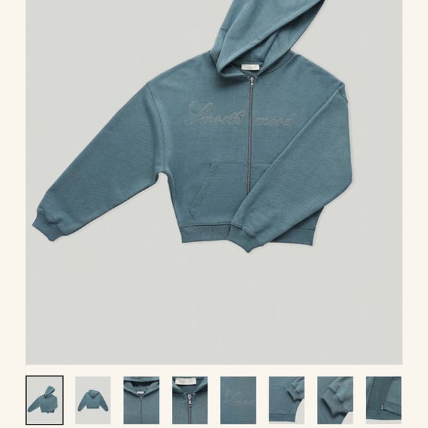 스무드무드 후드집업 (택포)