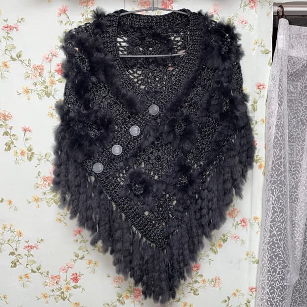 레이븐 퍼 니트 베스트