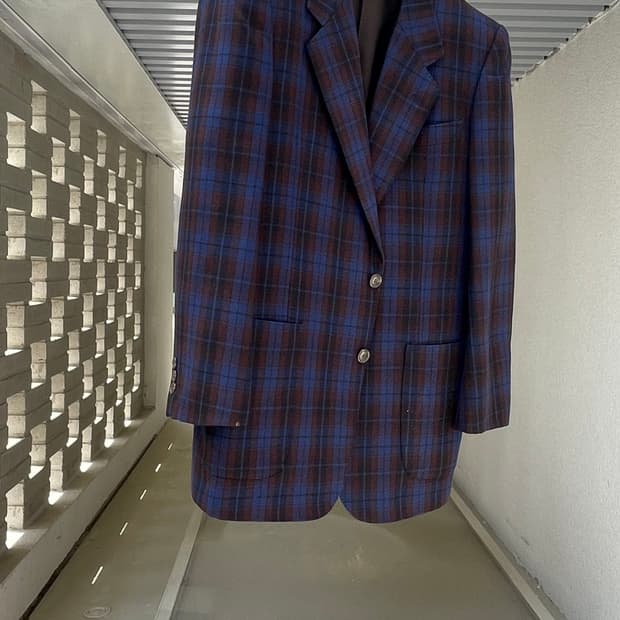 [LANVIN PARIS] Classic Tartan Check Tail