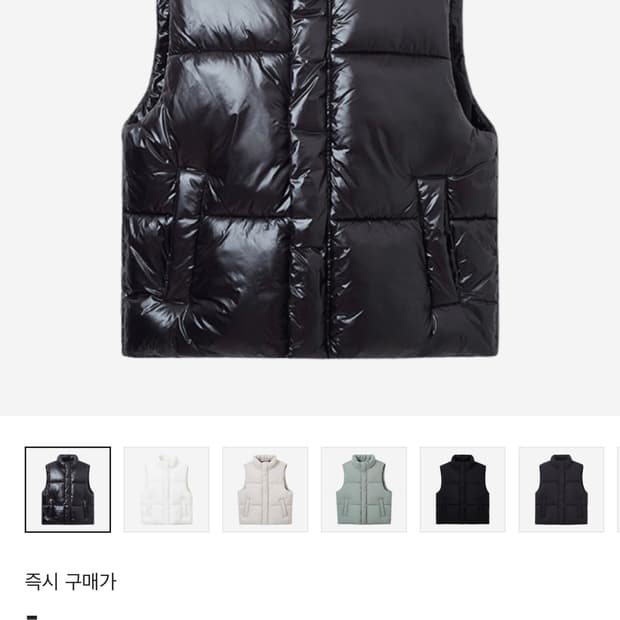 스파오 조끼 패딩