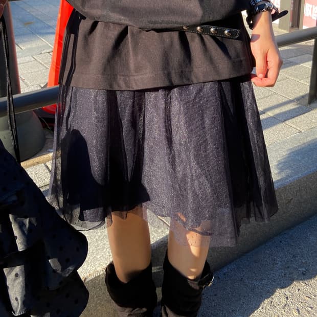 빔즈 B:ming by beams dot skirt