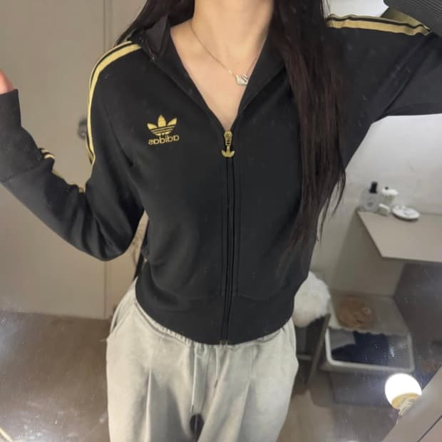 아디다스 불꽃 파이어버드 트랙탑 금검 져지 🖤💛