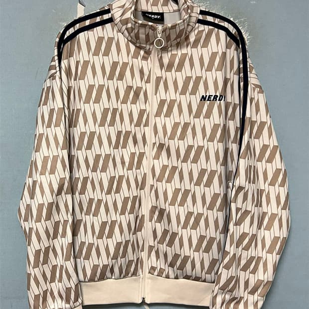 NERDY 널디 남자 트랙탑 져지 모노그램 춘추 95-100