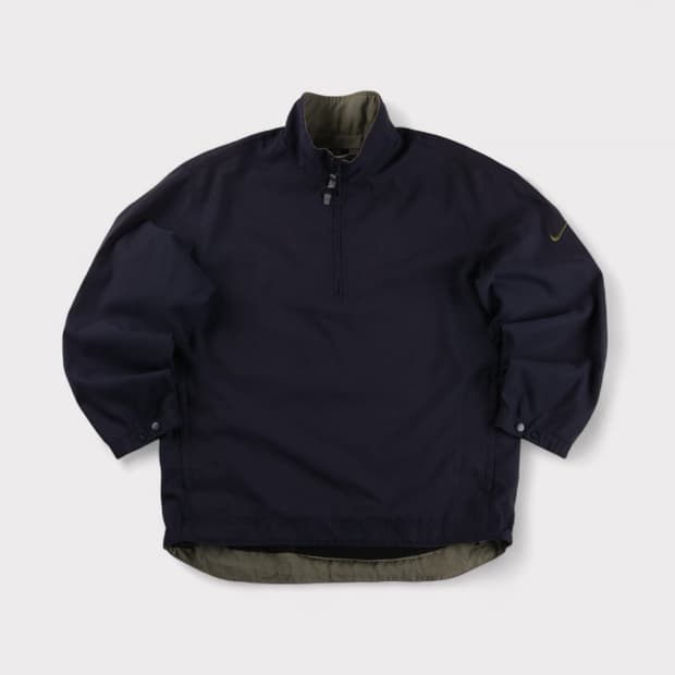 [S] 90's 나이키 스우시 올드스쿨 반집업 웜업