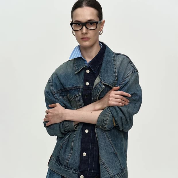 앤더슨벨 레이어드 데님 자켓 xl