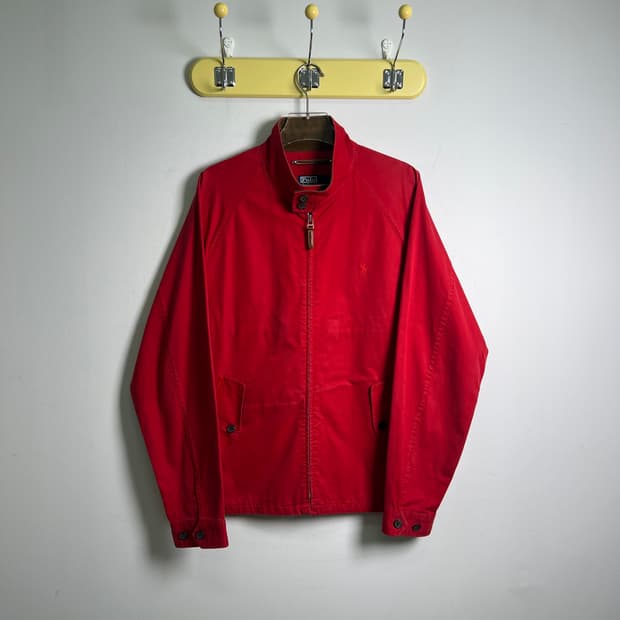 폴로 랄프로렌 레드 스윙탑 자켓 L