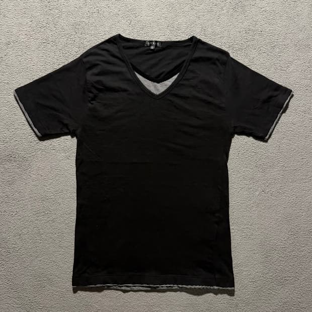 Stripe layered t-shirt