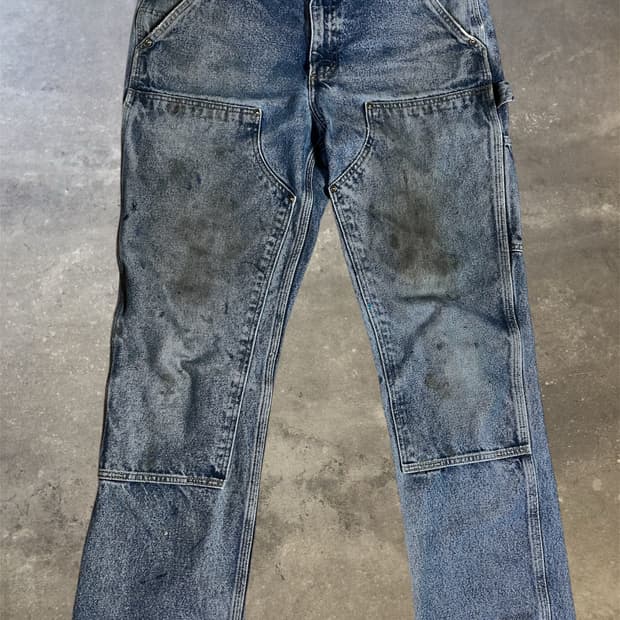 [34x32] 칼하트 OG 더블니 데님 페이드