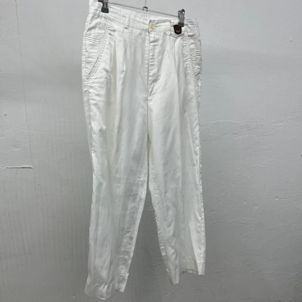 [31.5] ITALYGIANNI VALENTINO LINEN PANTS