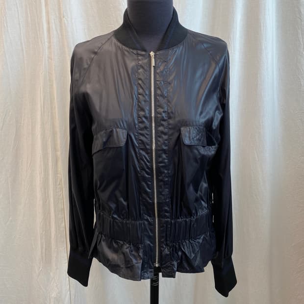 블랙 나일론 집업자켓(S-M)