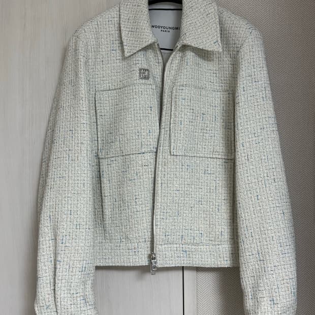 (46) 24ss 우영미 트위드 자켓 화이트