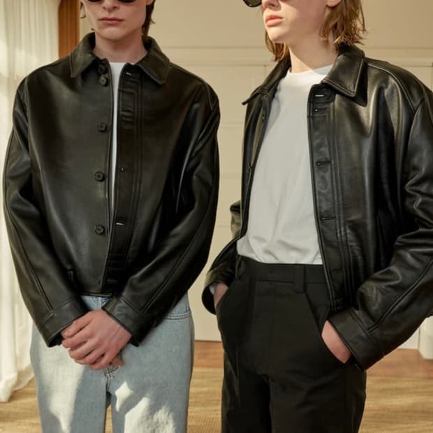 Stu 21ss 레더 가죽