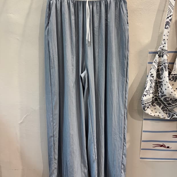 배색밴딩 찰랑팬츠