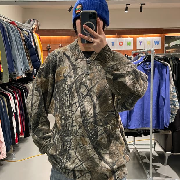 빈티지 리얼트리 니트