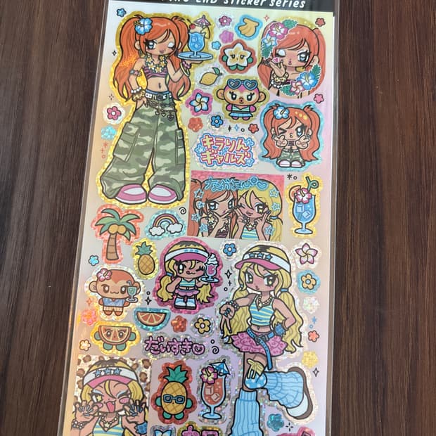 하와이 갸루언니 스티커