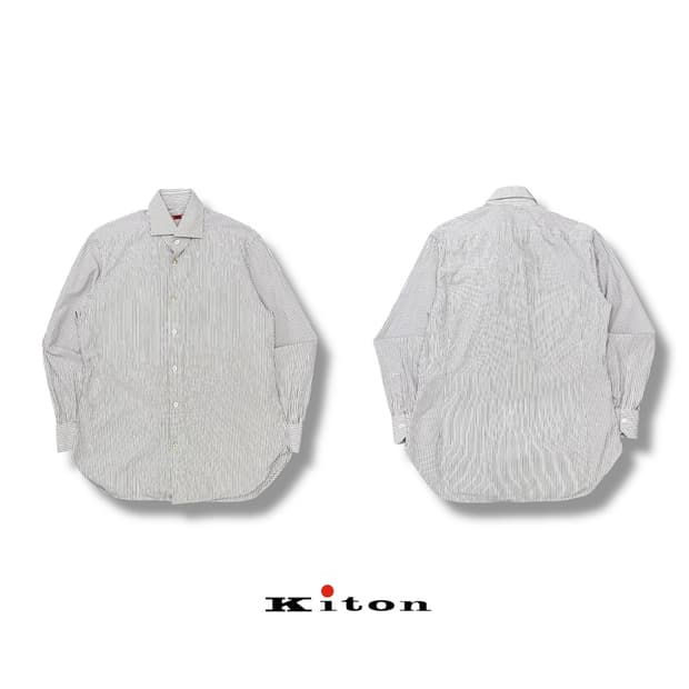 이태리 키톤 스트라이프 셔츠 s06763